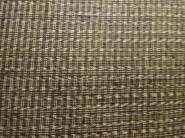 JAPANESE KIMONO / ANTIQUE MENS HAORI / SILK / DORO OSHIMA TSUMUGI